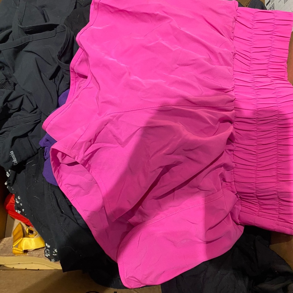 Pink Lily Vibrant Pink Midi Skirt